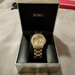 XOXO Cheetah Print Watch